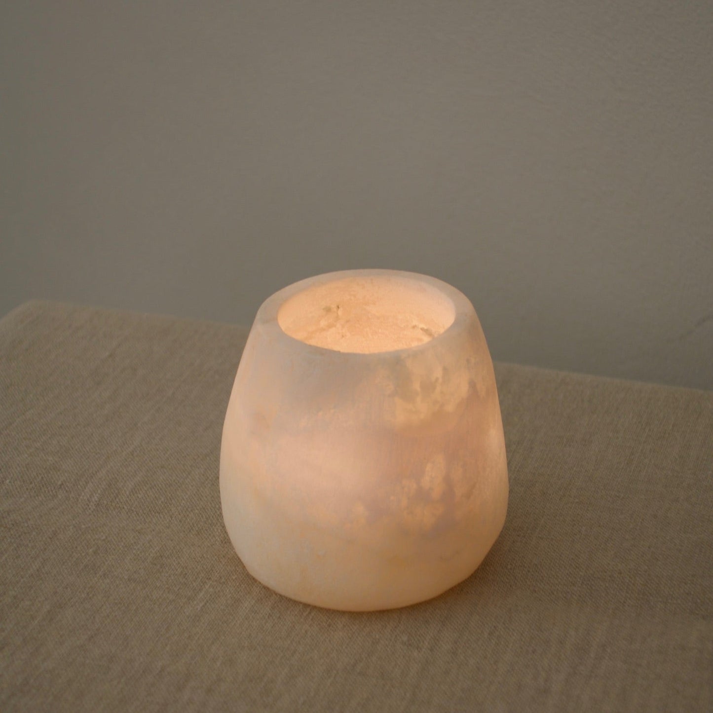 Sirocco Living Alabaster Arduss Mini White 8 cm