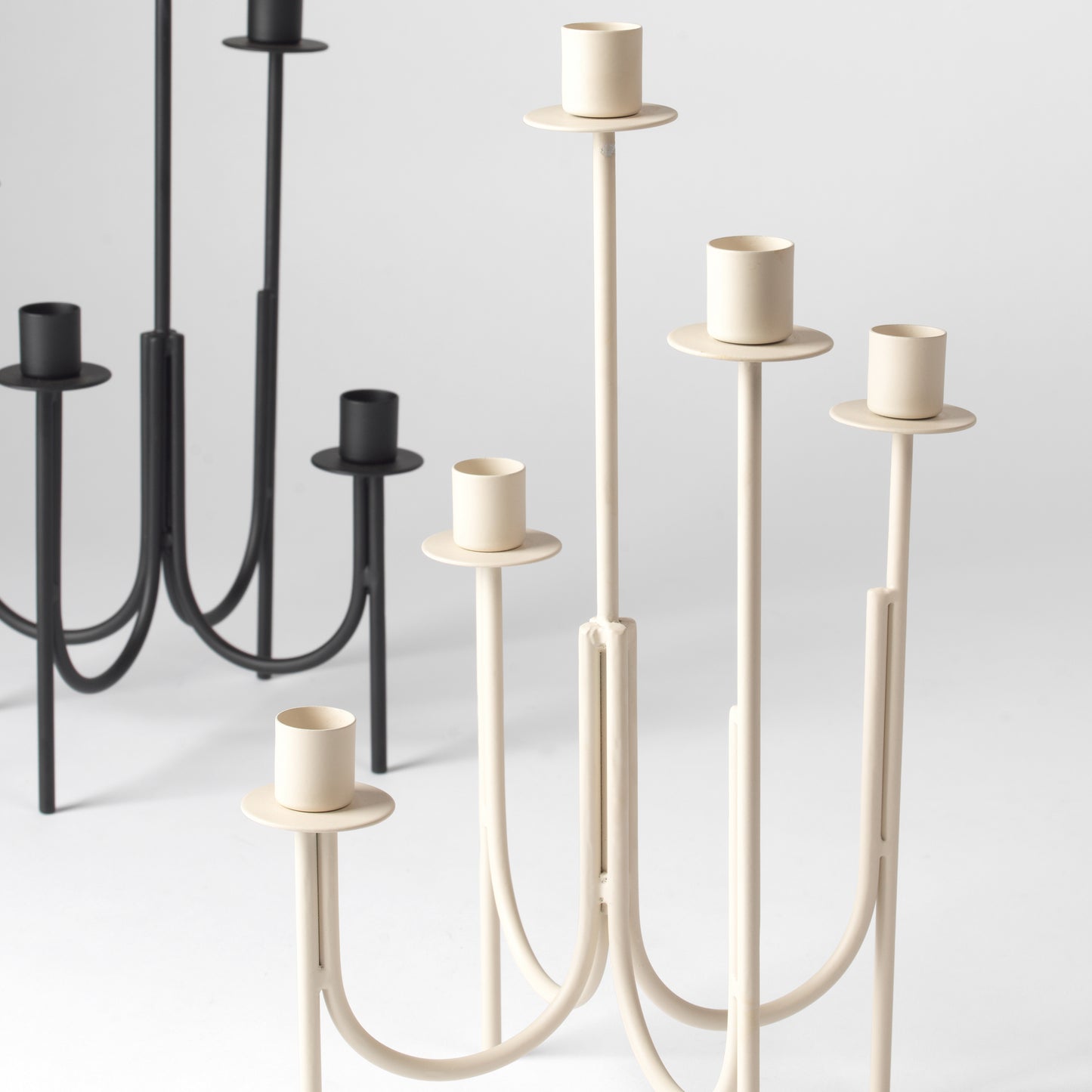 Broste Farri Ljusstake Beige