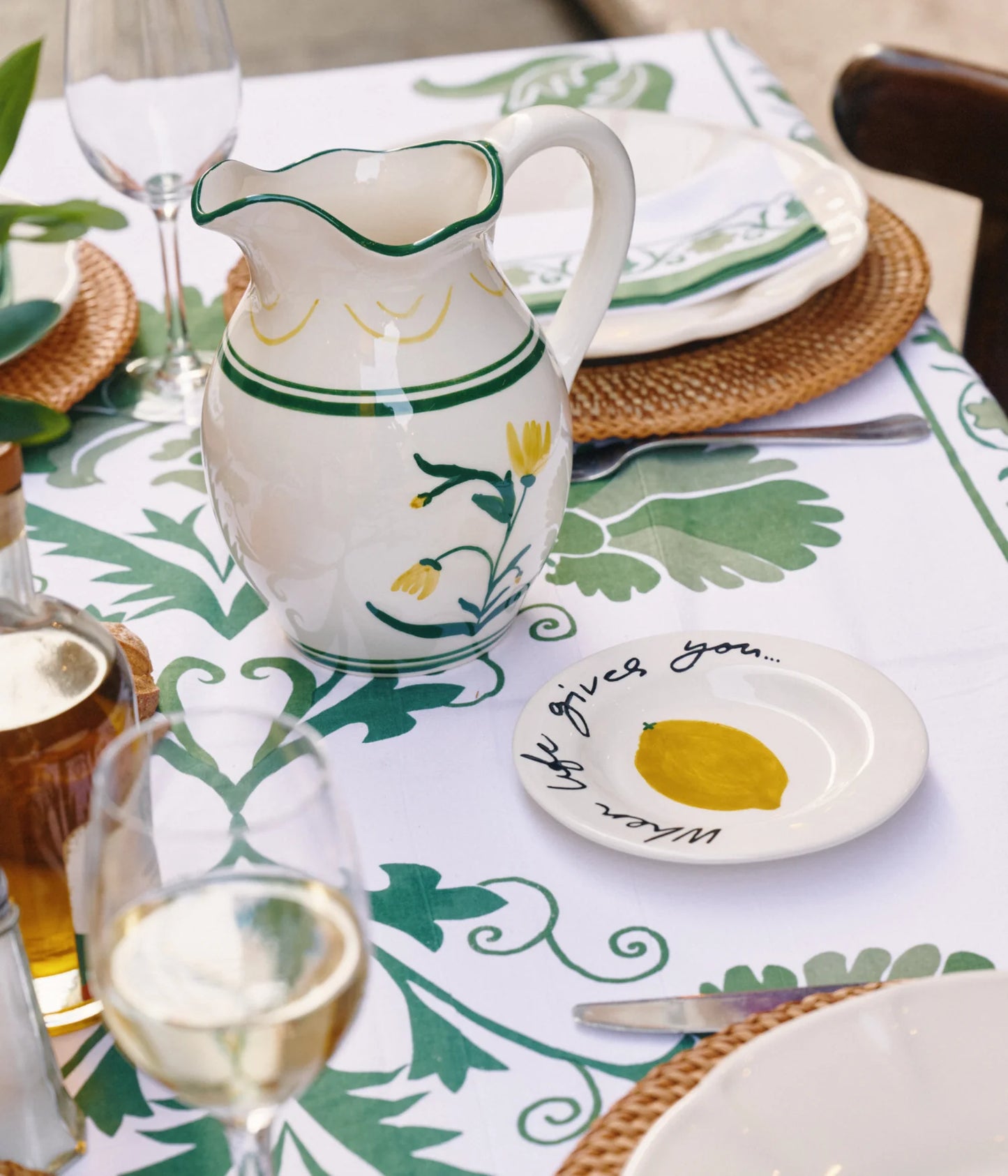 Pick A Poppy Lemon Tapastallrik