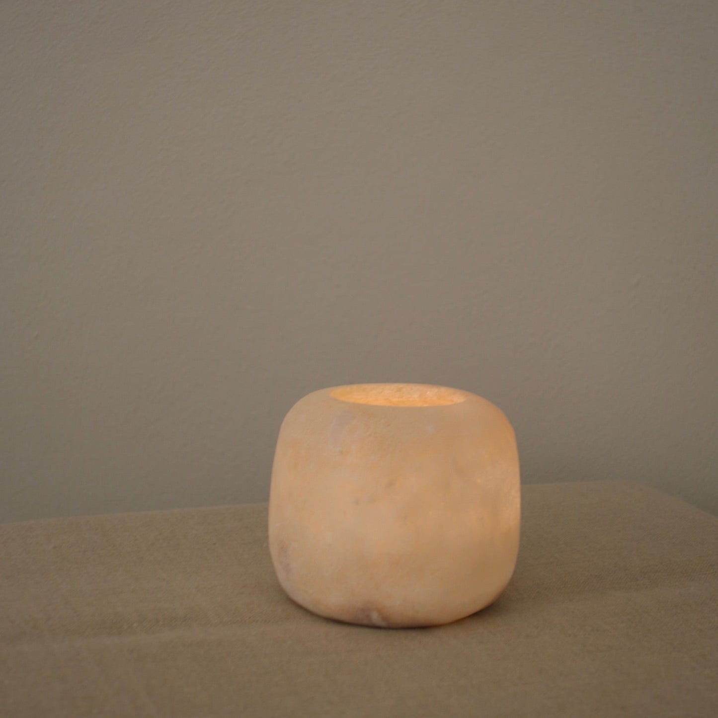 Sirocco Living Alabaster Curra Mini White 8 cm
