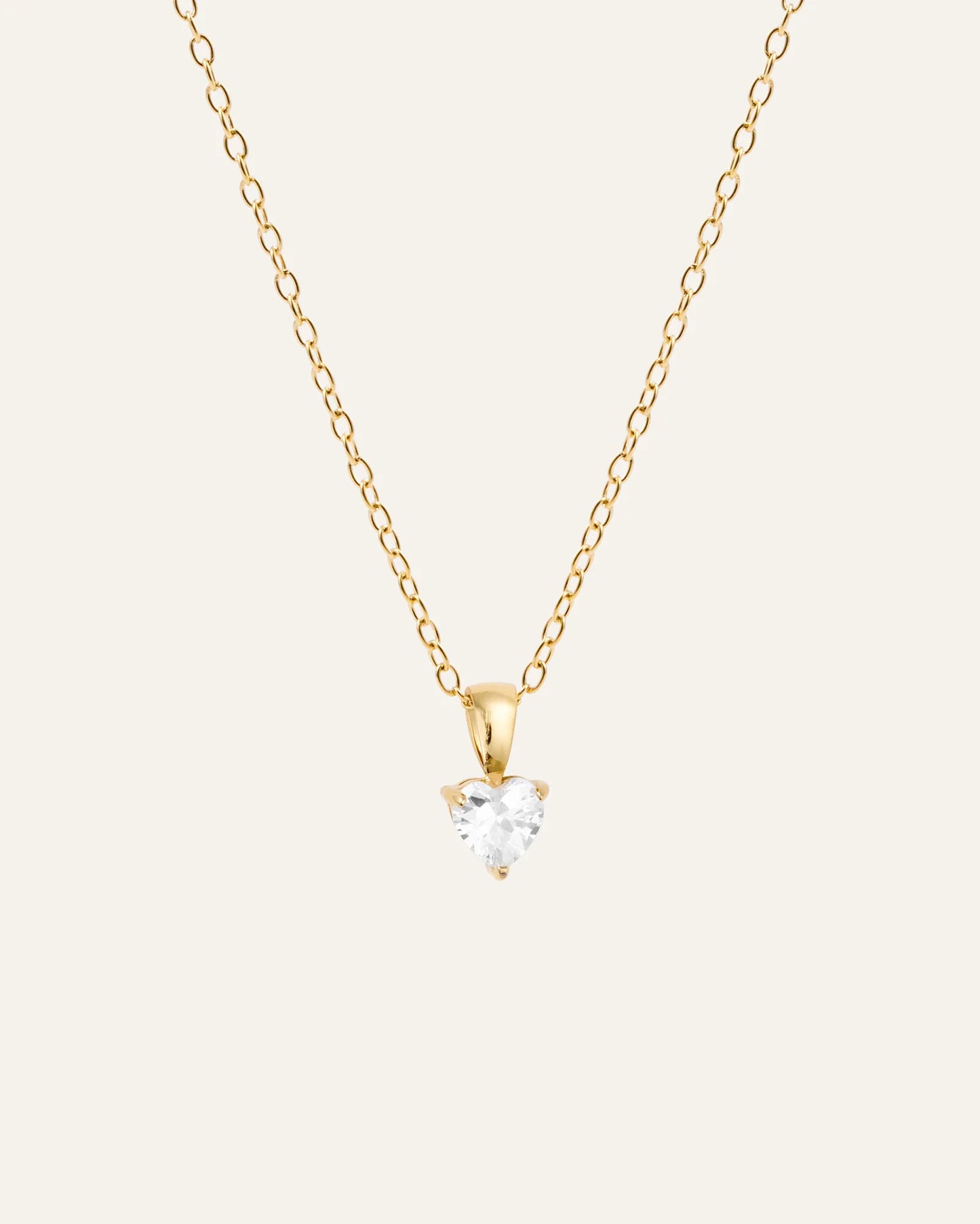 Mockberg Bonne Halsband Guld - vit