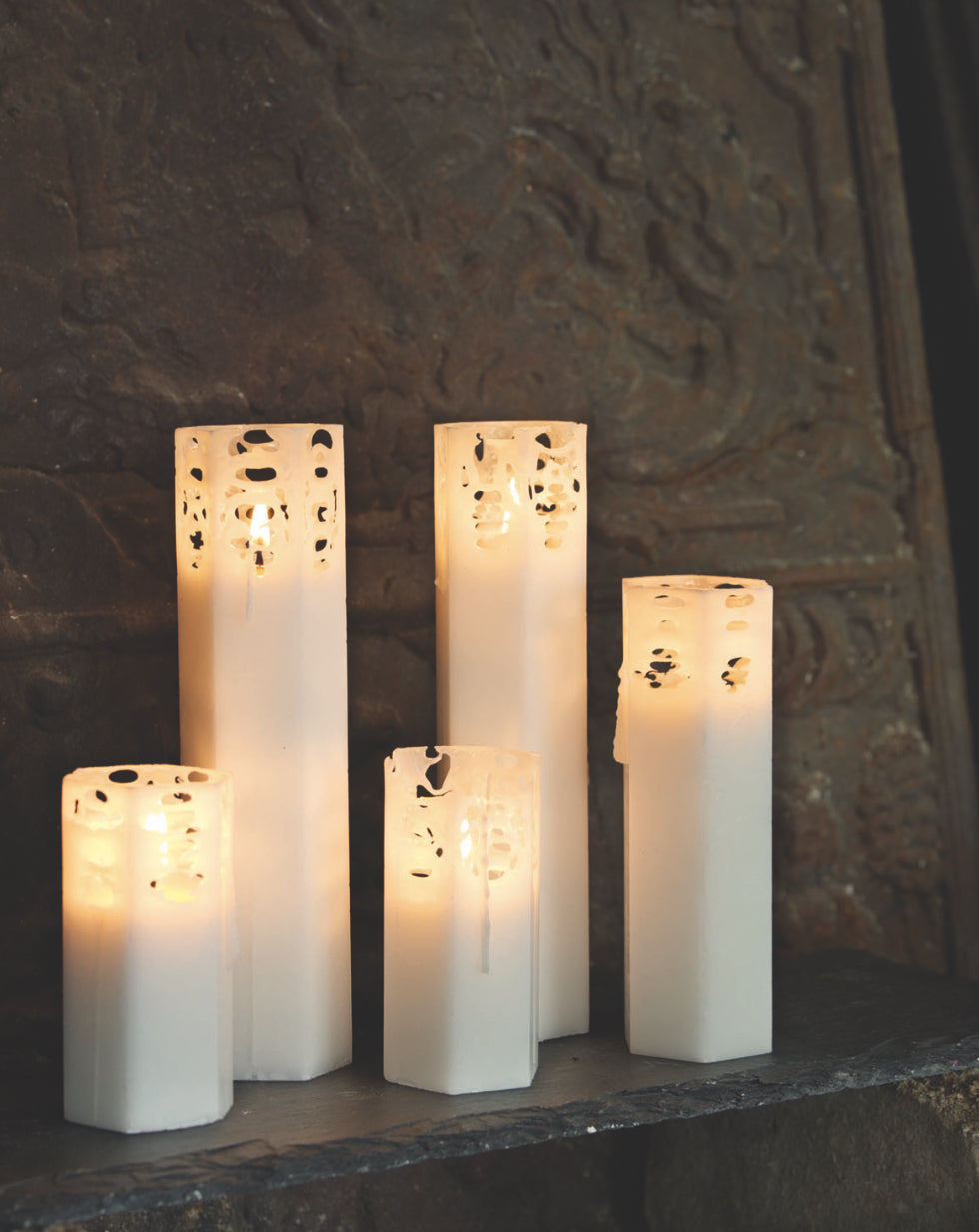 Affari Spindelvävsljus 5x15cm