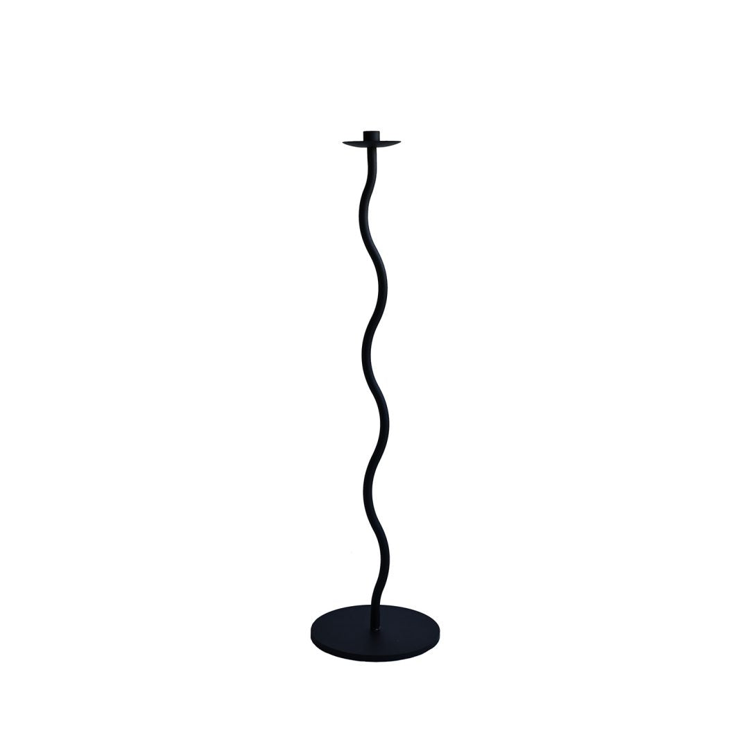 Cooee Design Curved Candleholder Black 85cm