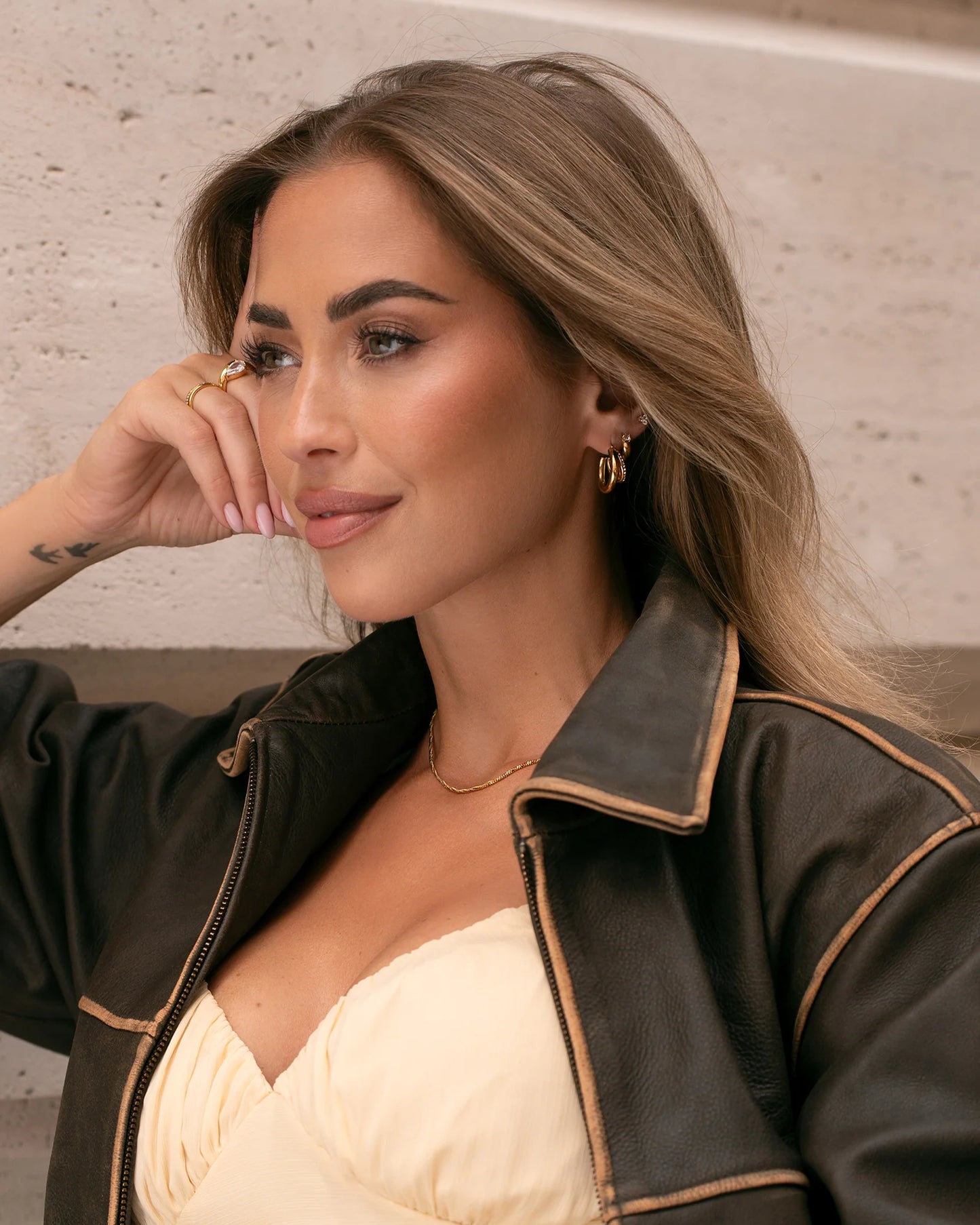 Mockberg Raya Gold Hoops