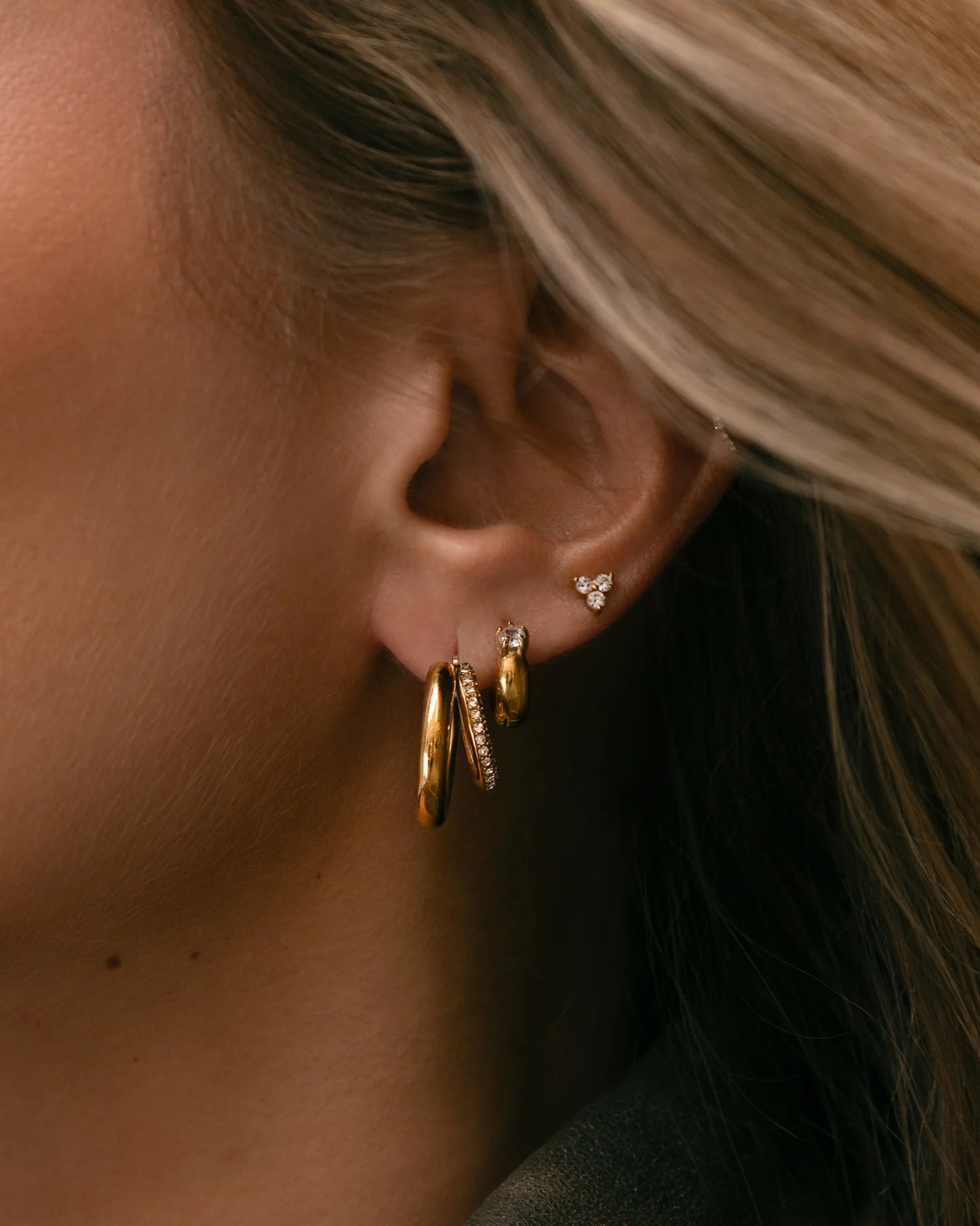 Mockberg Raya Gold Hoops