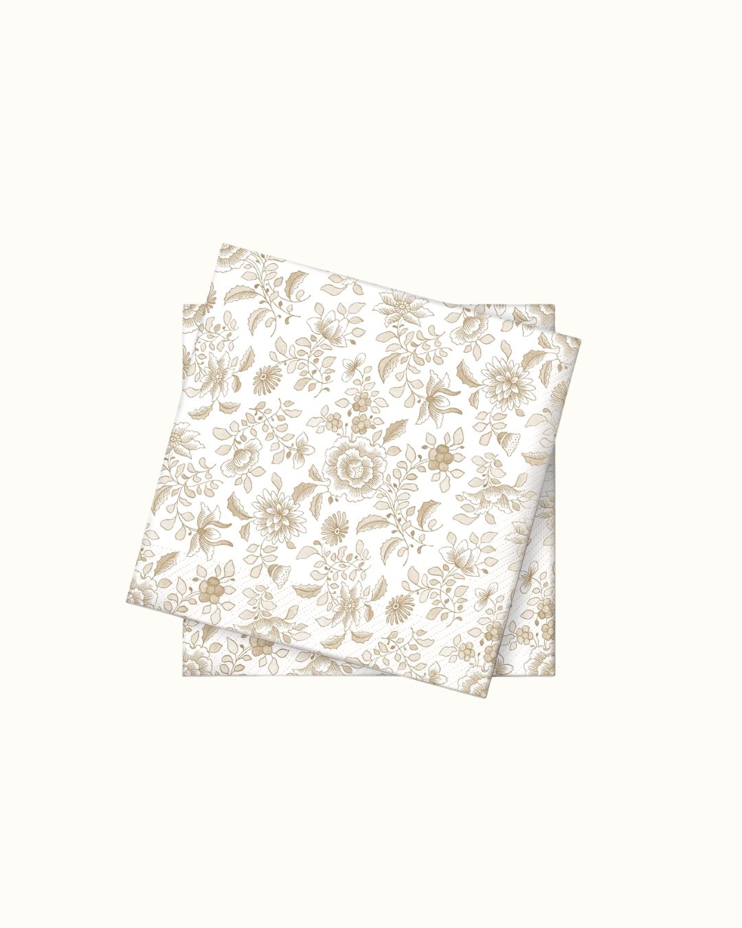 Violander Servett Nejlika Beige 40x40