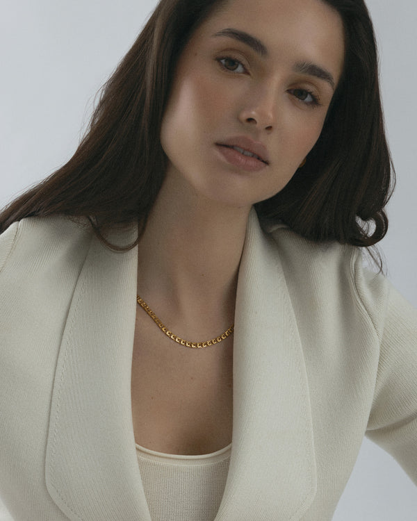 Mockberg Waterproof Infinity Necklace Gold