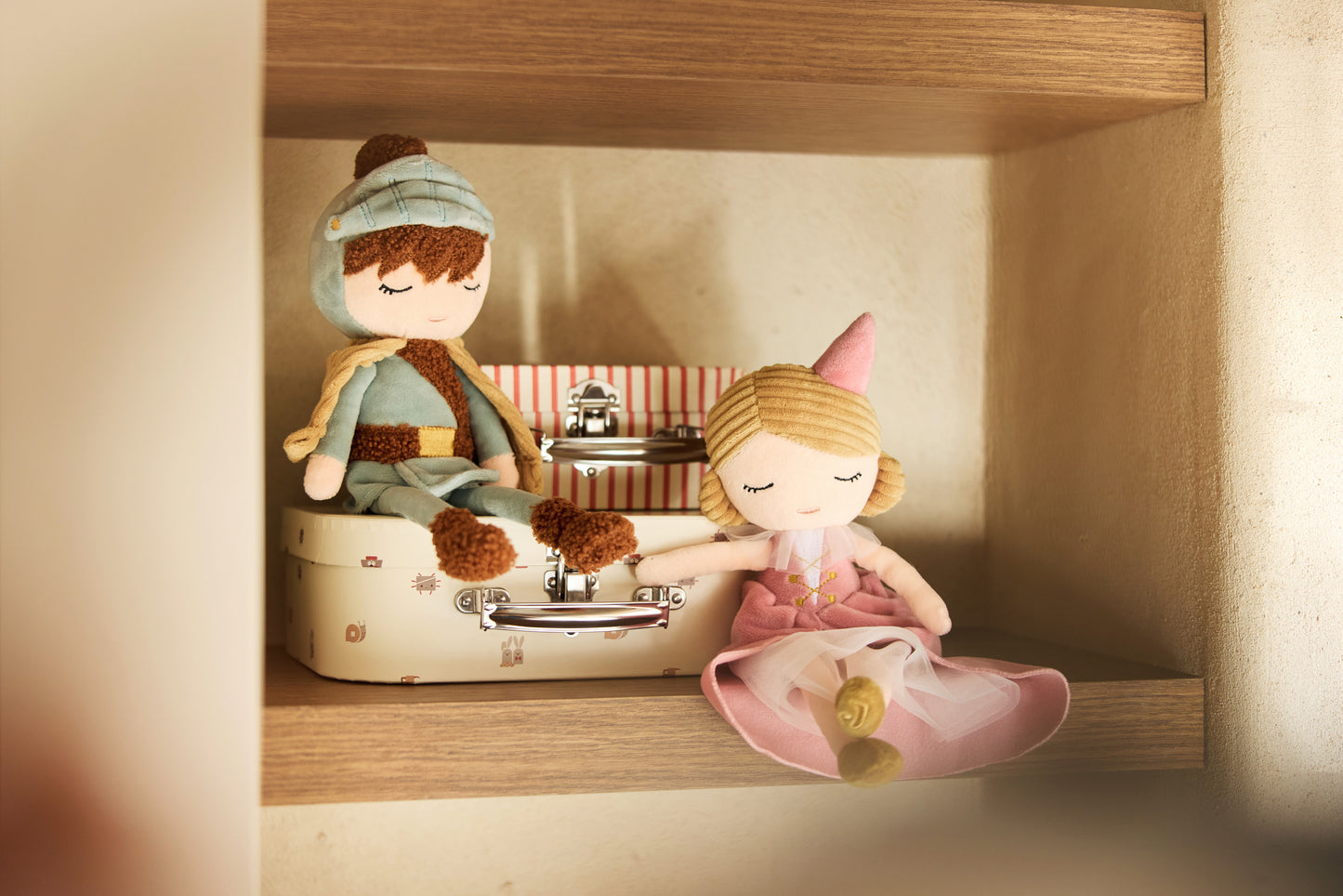 Jollein Leksaksväska Animal Friends 2-pack