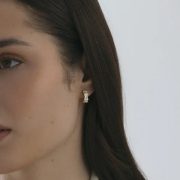 Mockberg Waterproof Queen Earrings Small Gold