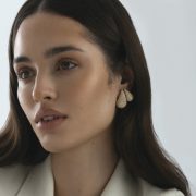Mockberg Waterproof Pavé precious hoops Small Gold