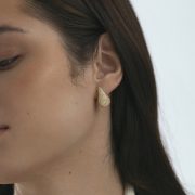 Mockberg Waterproof Pavé precious hoops Small Gold