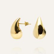 Mockberg Waterproof Plain daring dupe earring Large Gold