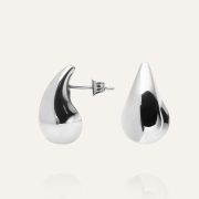 Mockberg Waterproof Plain daring dupe earring Large Silver