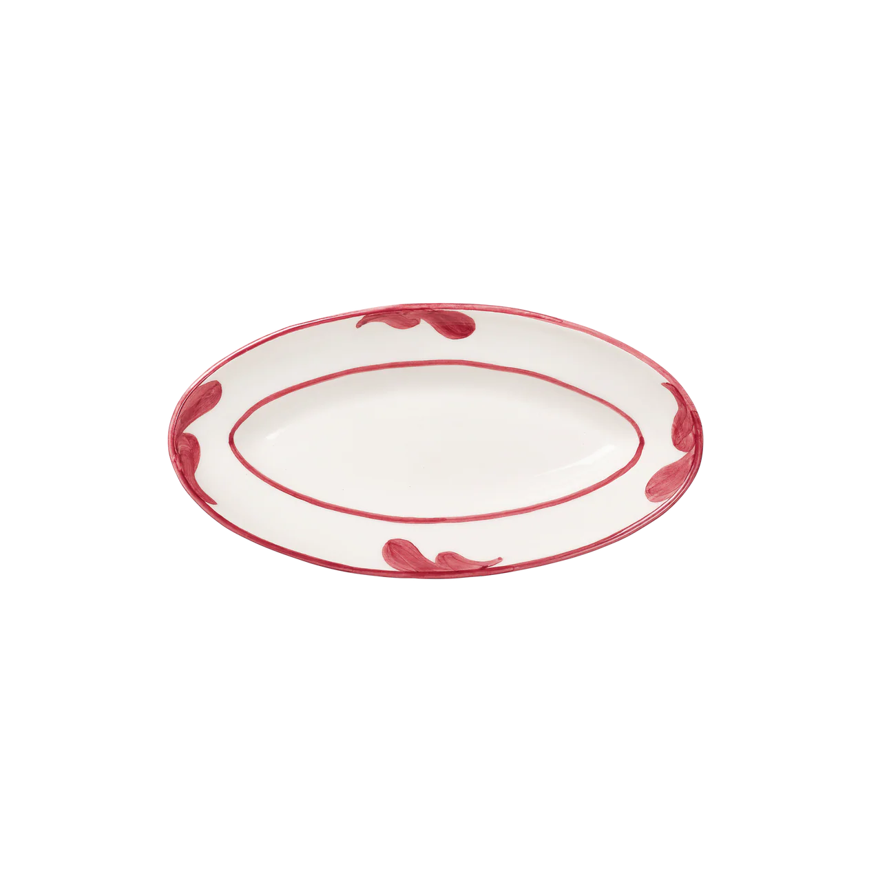 Pick a Poppy Serveringsfat Classic Röd