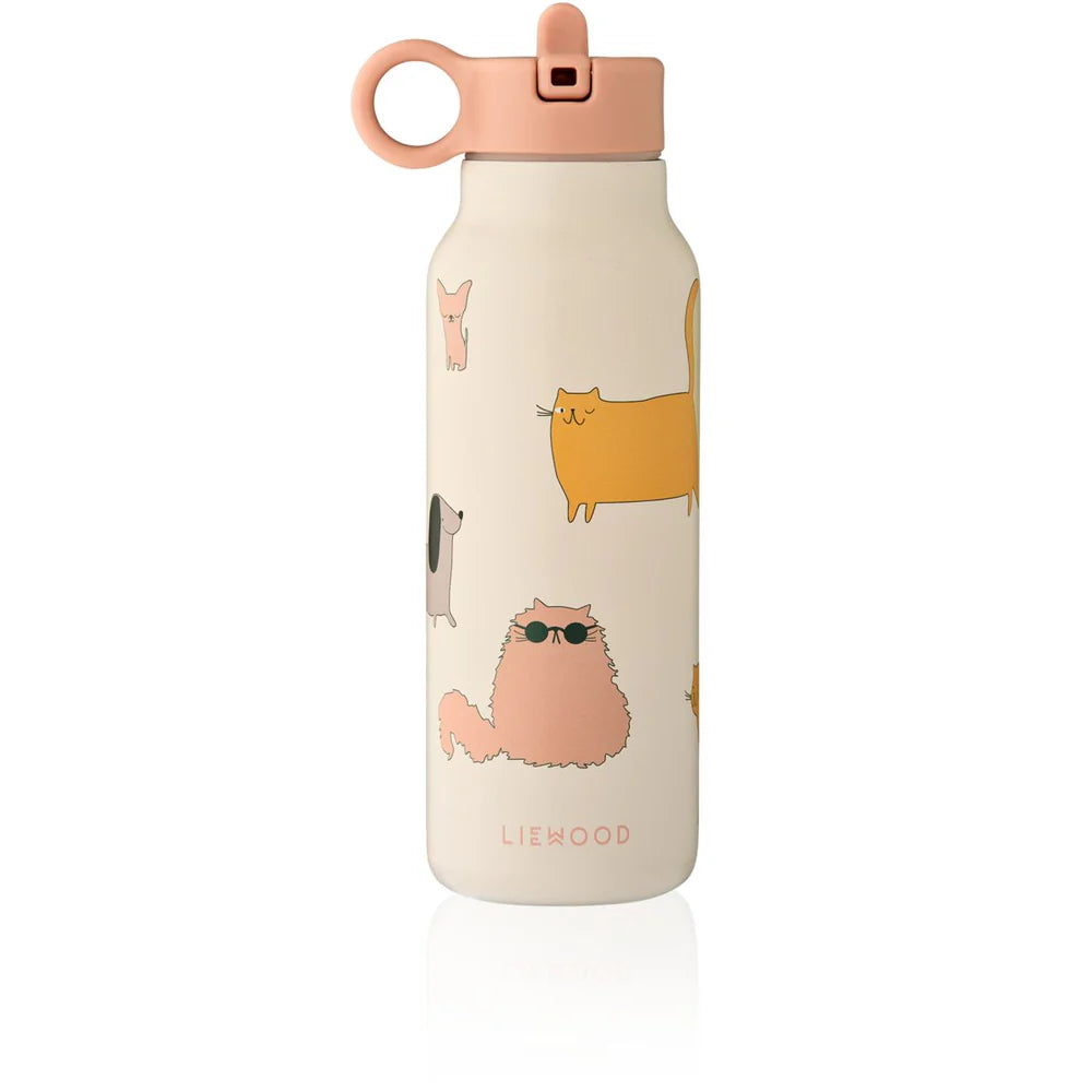 Liewood Falk Vattenflaska Cats and Dogs/ Sandy 350ml