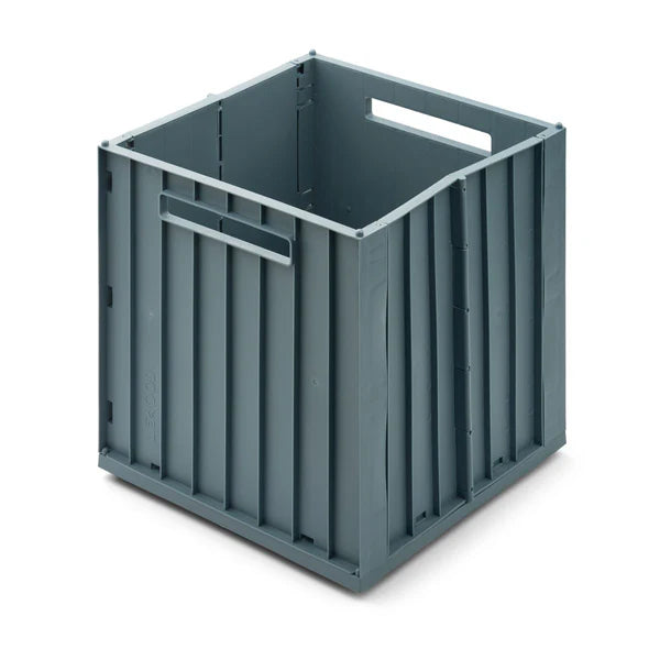 Liewood Elijah Storage Box med lock Whale Blue