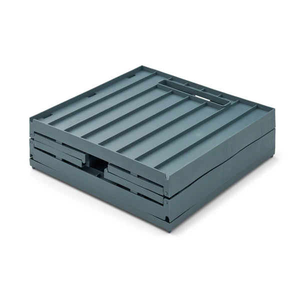Liewood Elijah Storage Box med lock Whale Blue