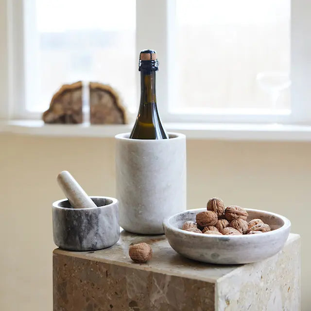 Sagaform Mortel Beige marmor