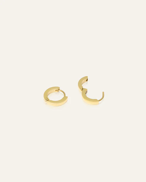Mockberg Waterproof Classic hoops Mini Gold