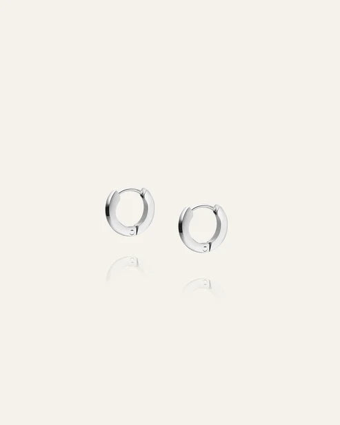 Mockberg Waterproof Classic hoops Mini Silver