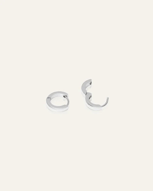 Mockberg Waterproof Classic hoops Mini Silver