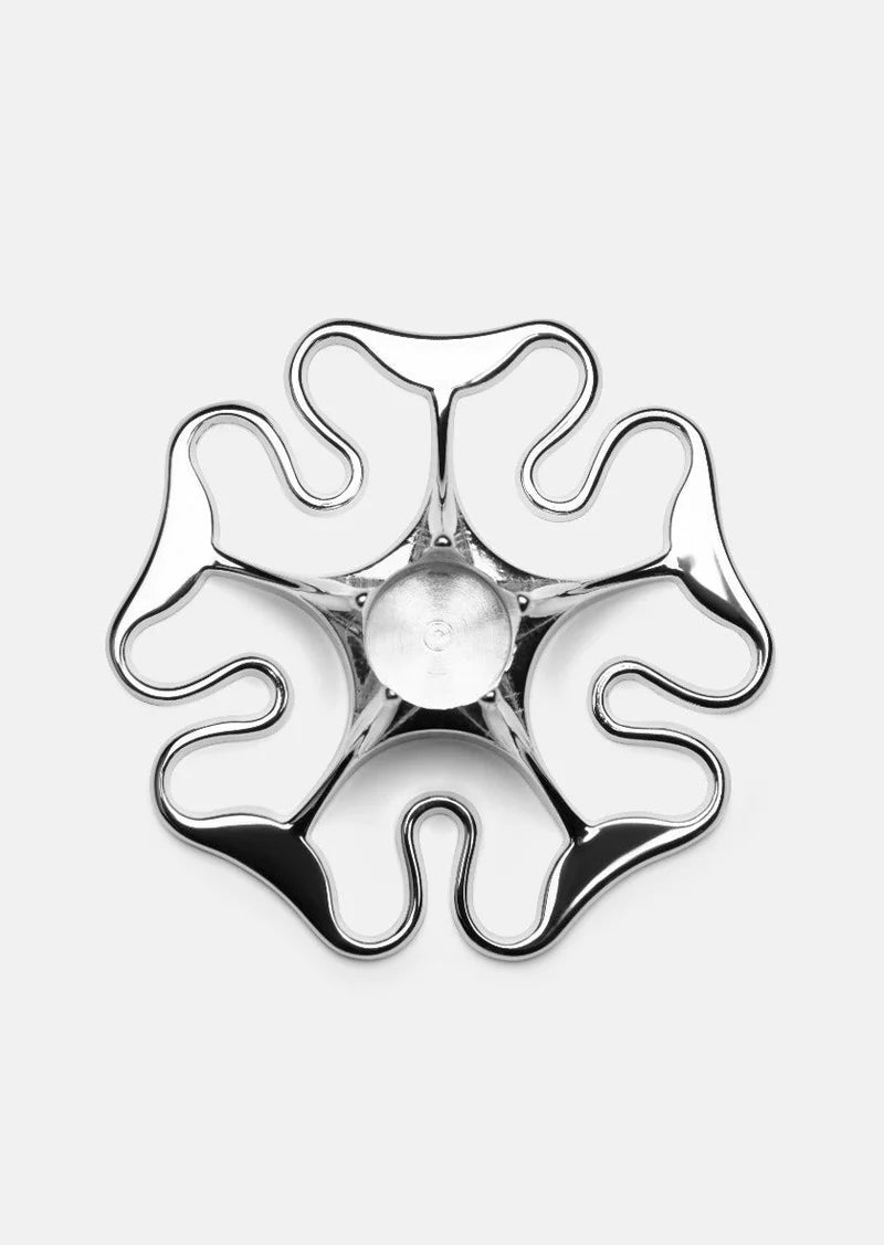 Skultuna Ljusstake Rosen Försilvrad