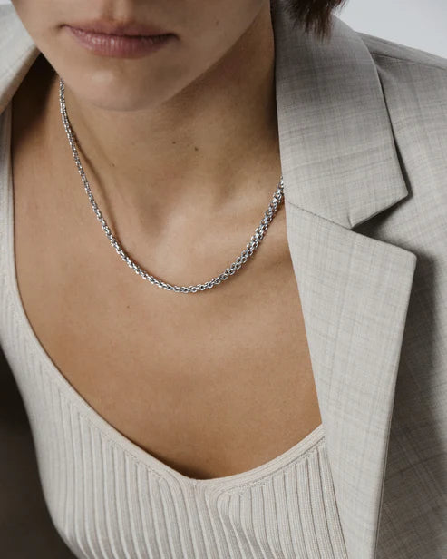 Mockberg Darling Halsband Silver 40cm