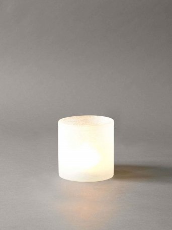 Tell Me More Frost candleholder S - white