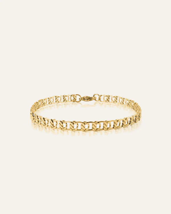 Mockberg Waterproof Infinity Bracelet Gold
