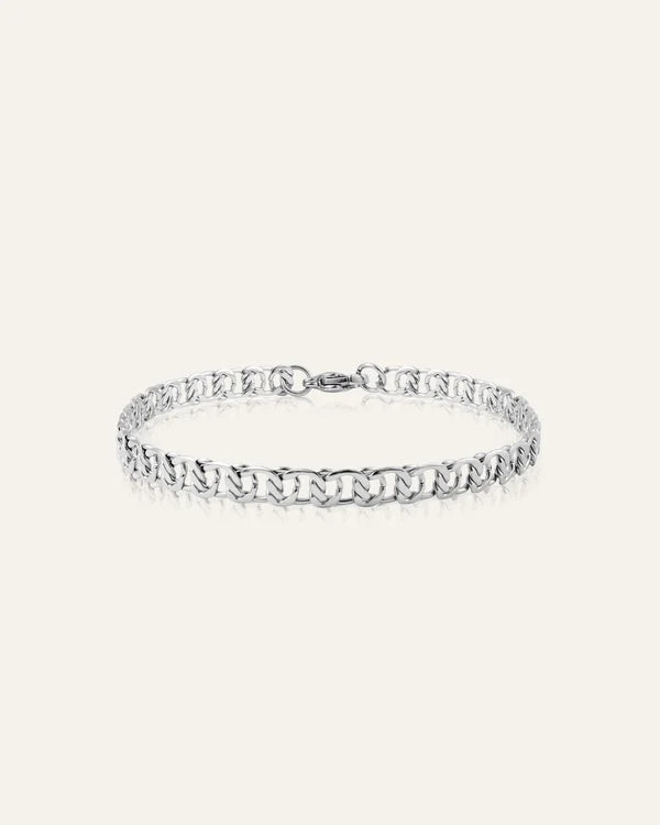 Mockberg Waterproof Infinity Bracelet Silver
