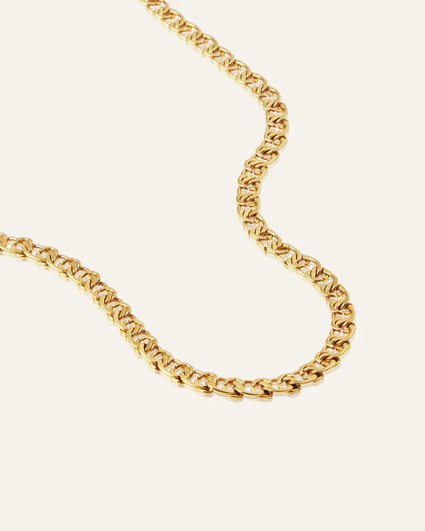 Mockberg Waterproof Infinity Necklace Gold