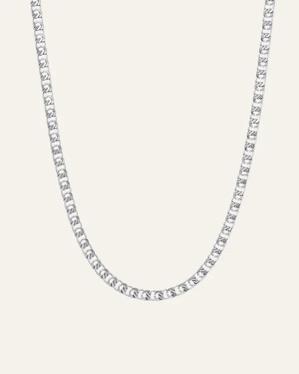 Mockberg Waterproof Infinity Necklace Silver