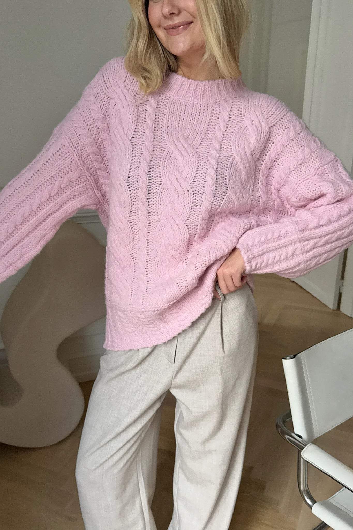 BYIC KikiIC Sweater Ljusrosa