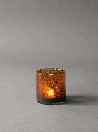 Tell Me More Lyric candleholder S - dark brown