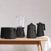 Alessi Plisse Brödrost Svart