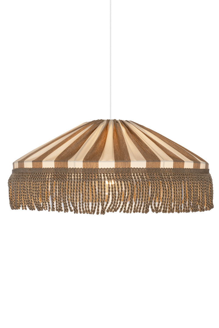 Alde & Lind utomhustaklampa - Capri D50 frans taupe/vit