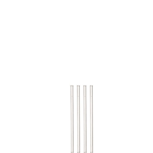 Leonardo Sugrör Glas 4-pack + Borste