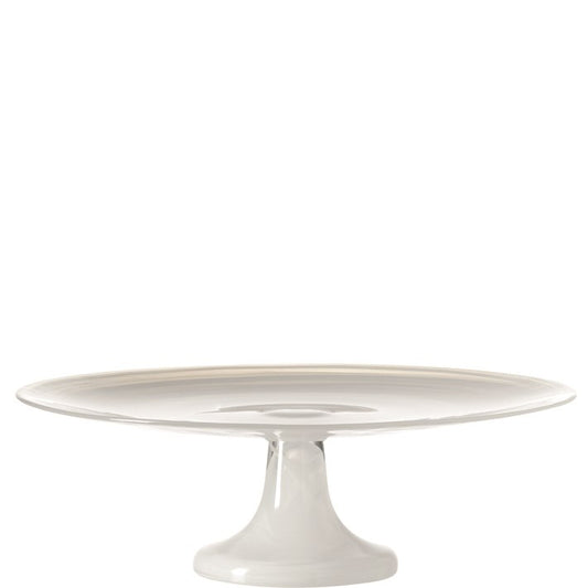 Leonardo Alabaster Tårtfat 31 cm Vit