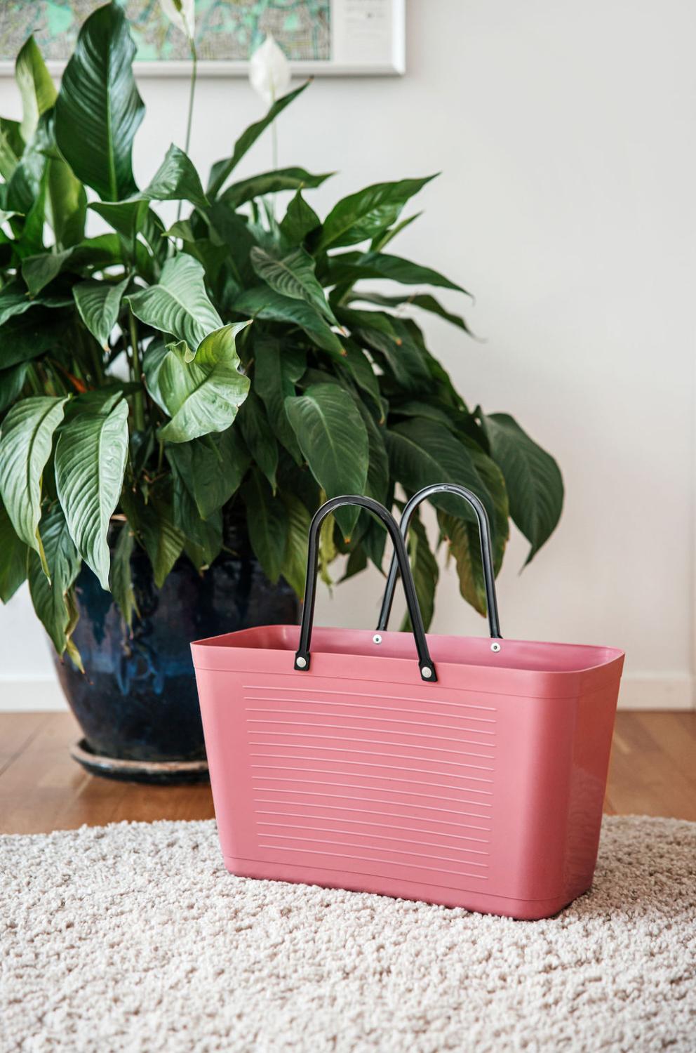 Hinza Väska Stor Varmrosa - Green Plastic