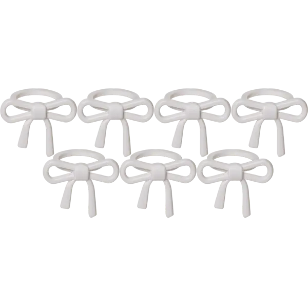 Star Trading Ljusmanschett 7-pack Rosett vit
