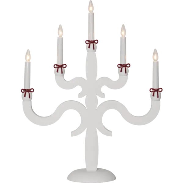 Ljusstake Canna Vit