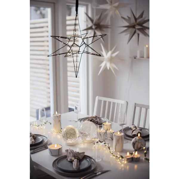 Star Trading Ljusslinga Flower Silver