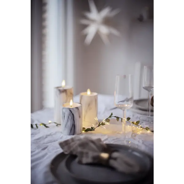 Star Trading Ljusslinga Flower Silver