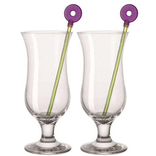 Leonardo Bar Hurricane 2-pack Drinkglas med drinkpinne