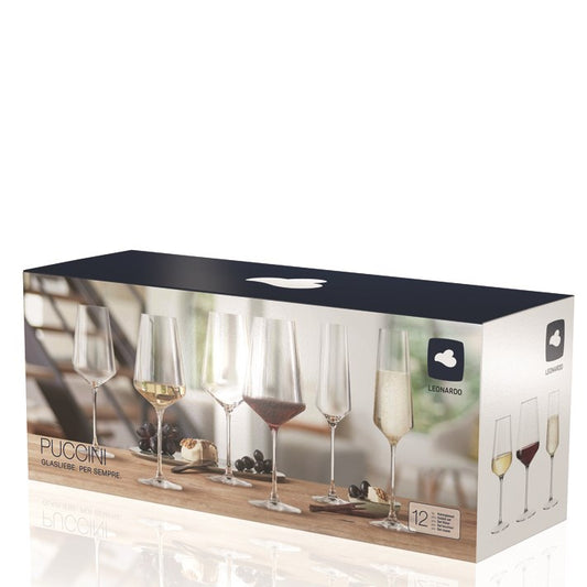 Leonardo PUCCINI Vinglas & Champagneglas 12-pack