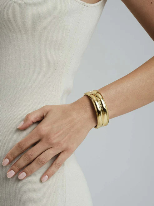 Mockberg Bangle Rebel Double Guld Small