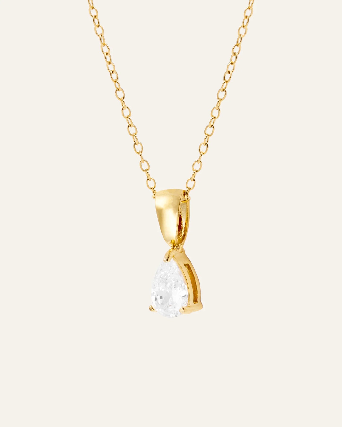 Mockberg Belle Halsband Guld - vit