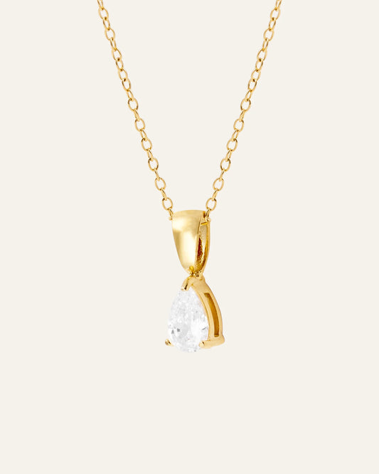 Mockberg Belle Halsband Guld - vit