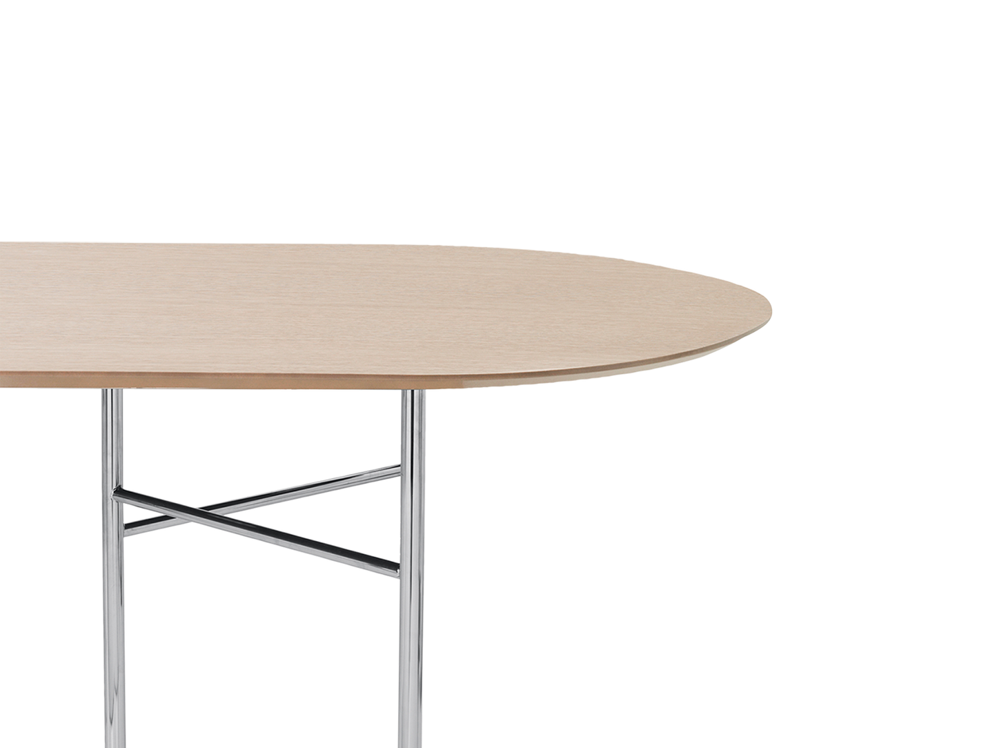 Ferm Living Mingle Bordsskiva Oval 220 cm - Naturlig Ek