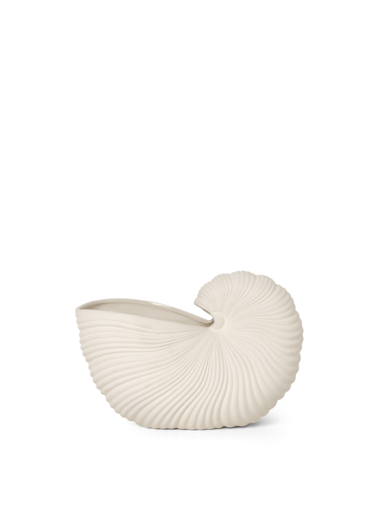 Ferm Living Shell Pot- Off-White